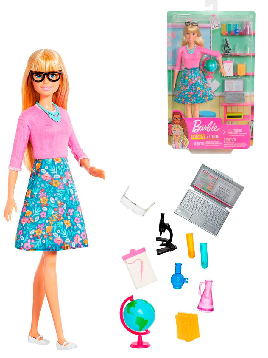 Кукла  Barbie  Кем быть?  Учитель GJC230 купить,NaN
