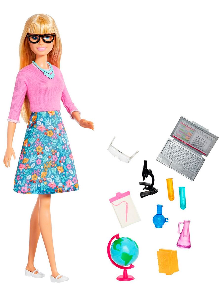 Кукла  Barbie  Кем быть?  Учитель GJC230 купить,NaN