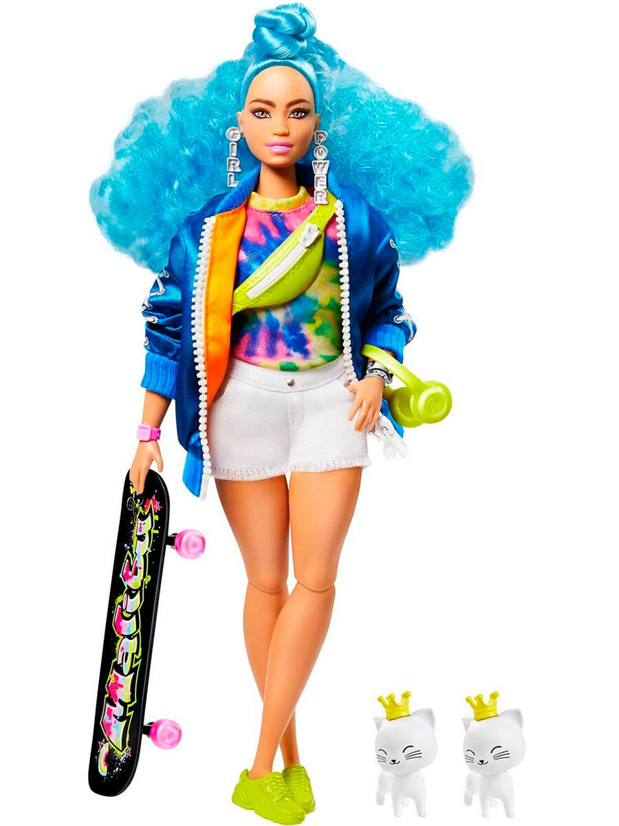 Кукла  Barbie  Extra с голубыми волосами GRN300 купить,NaN