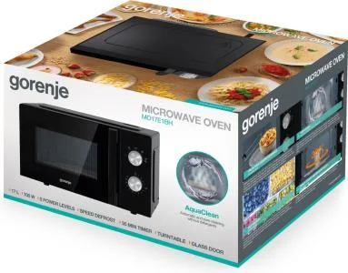 Микроволновая печь Gorenje MO17E1BH черная купить,NaN
