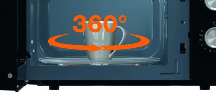 Микроволновая печь Gorenje MO17E1BH черная купить,NaN