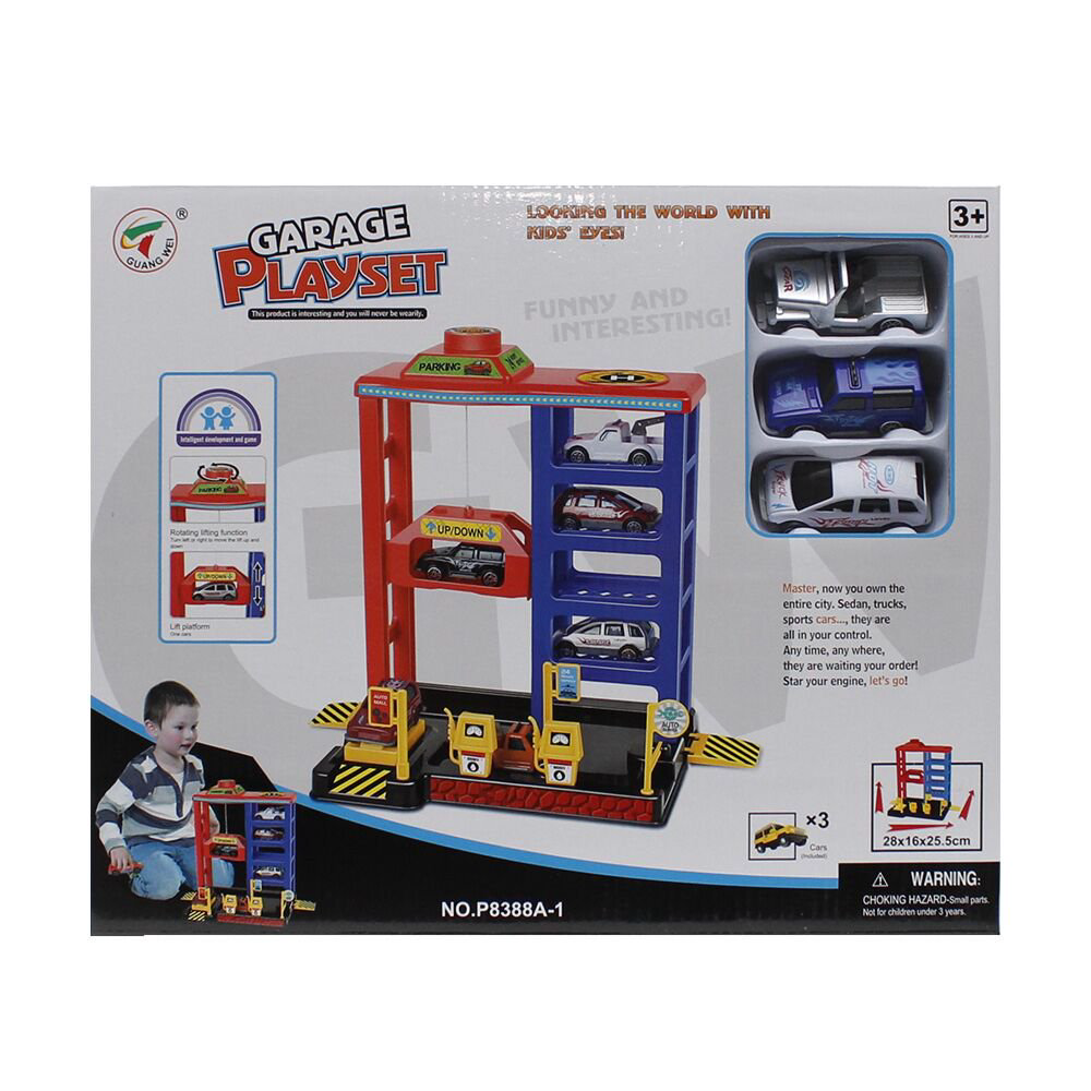 Игровой набор GuangWei Парковка Garage 2 яруса серия A купить,NaN