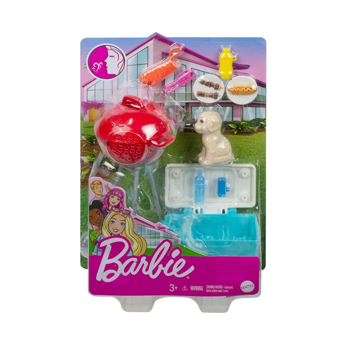 Игровой набор Barbie Питомец  с набором аксессуаров гриль купить,NaN