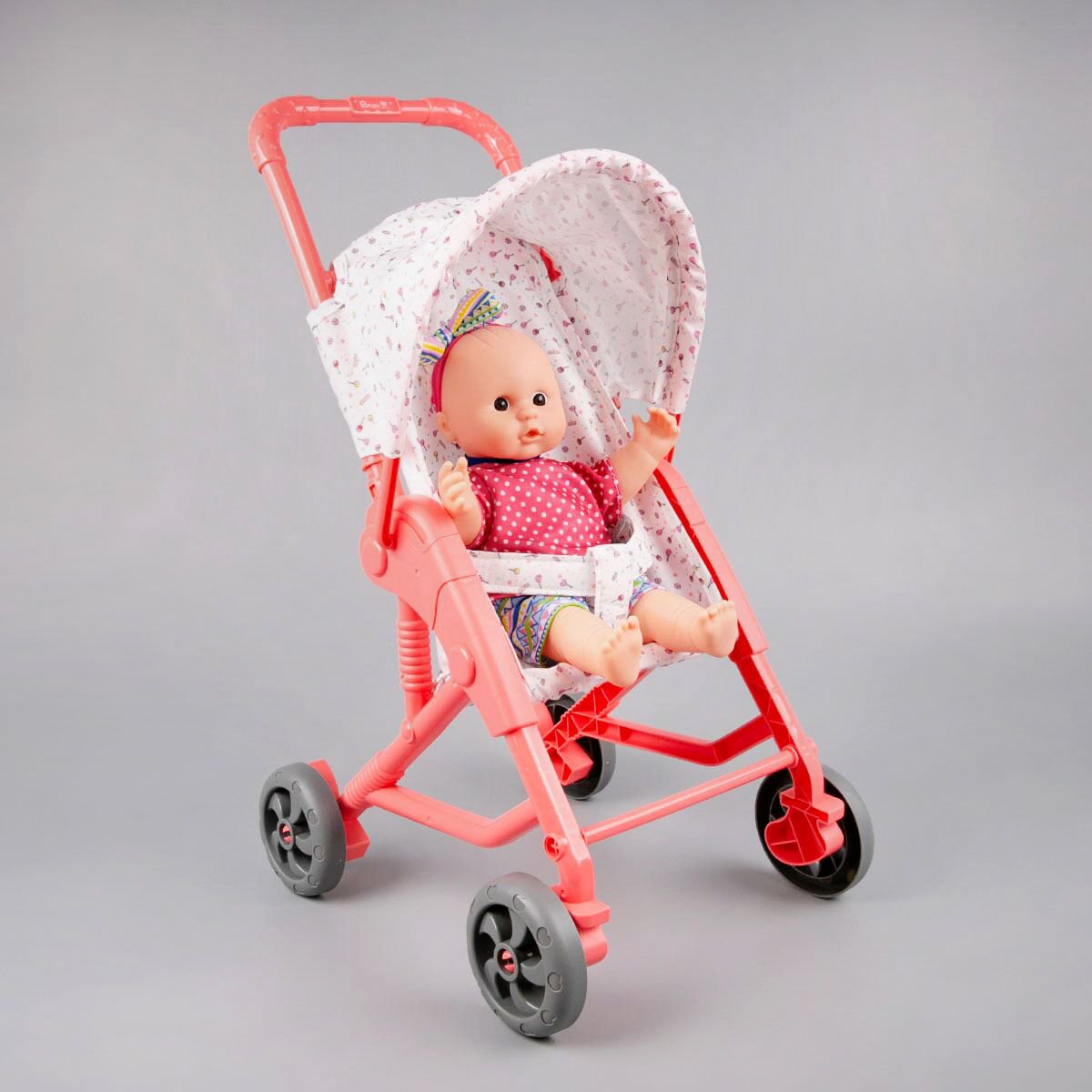 Пупс Baby с коляской 7122-1 30см купить,NaN