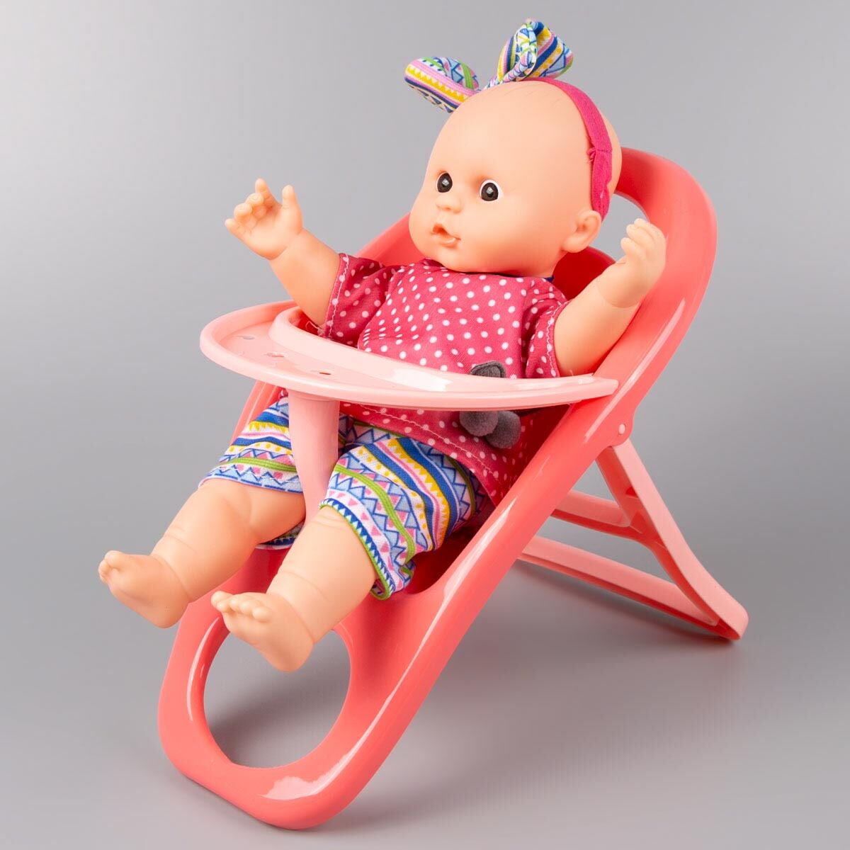 Пупс Baby с коляской 7122-1 30см купить,NaN