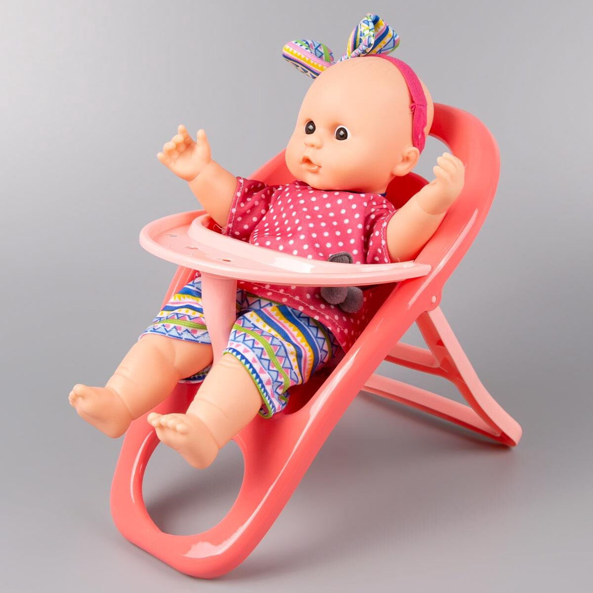 Пупс Baby с коляской 7122-1 30см купить,NaN