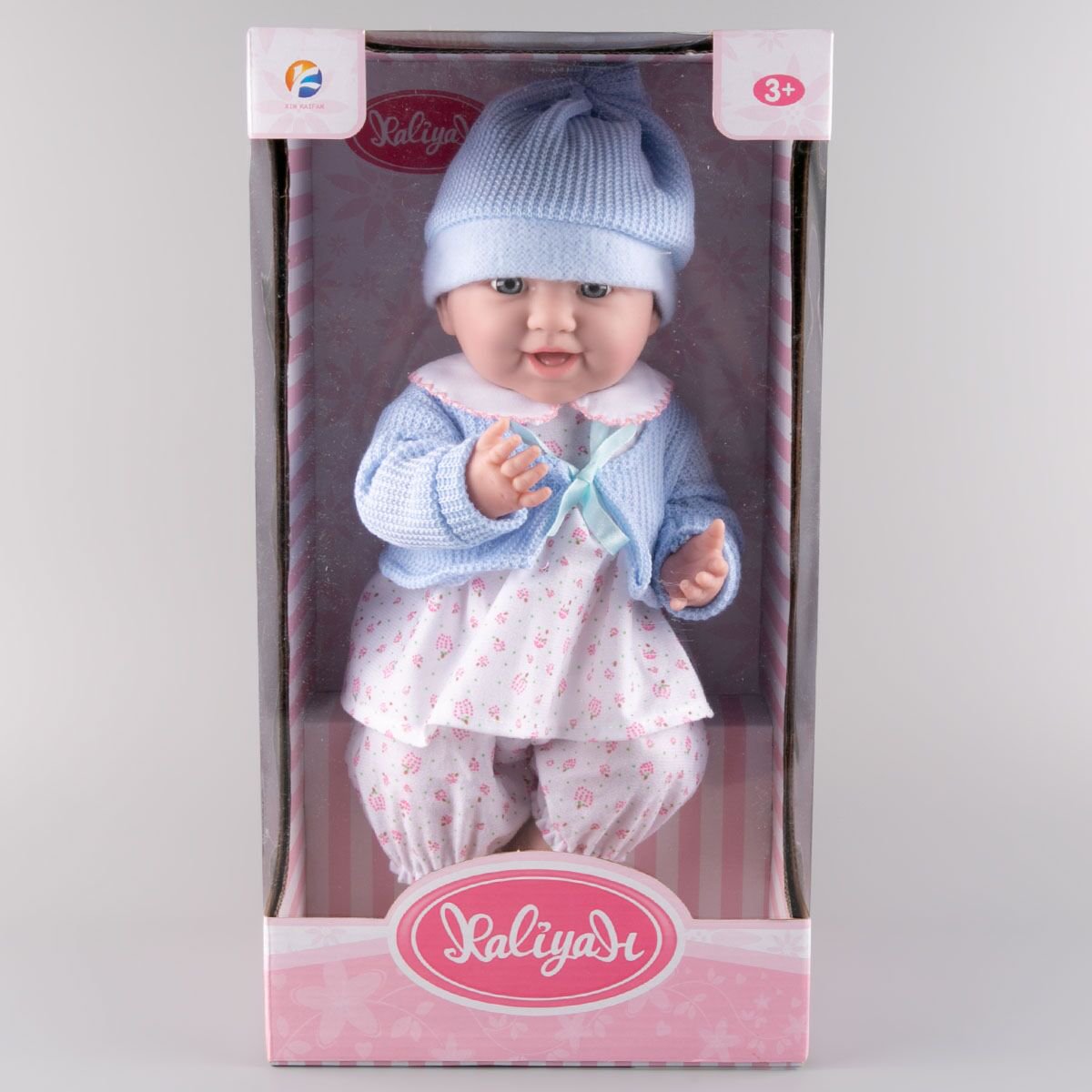 Кукла-пупс Kaifan Toys  в голубой шапочке 66845B  39см купить,NaN