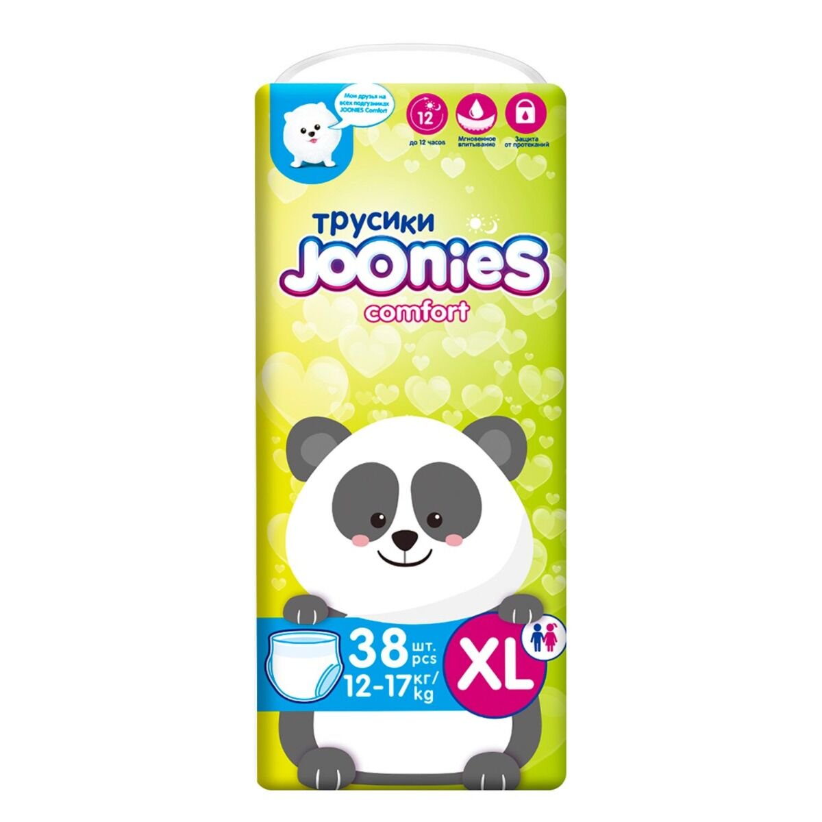 Трусики-подгузники Joonies Comfort  XL 12-17кг 38шт