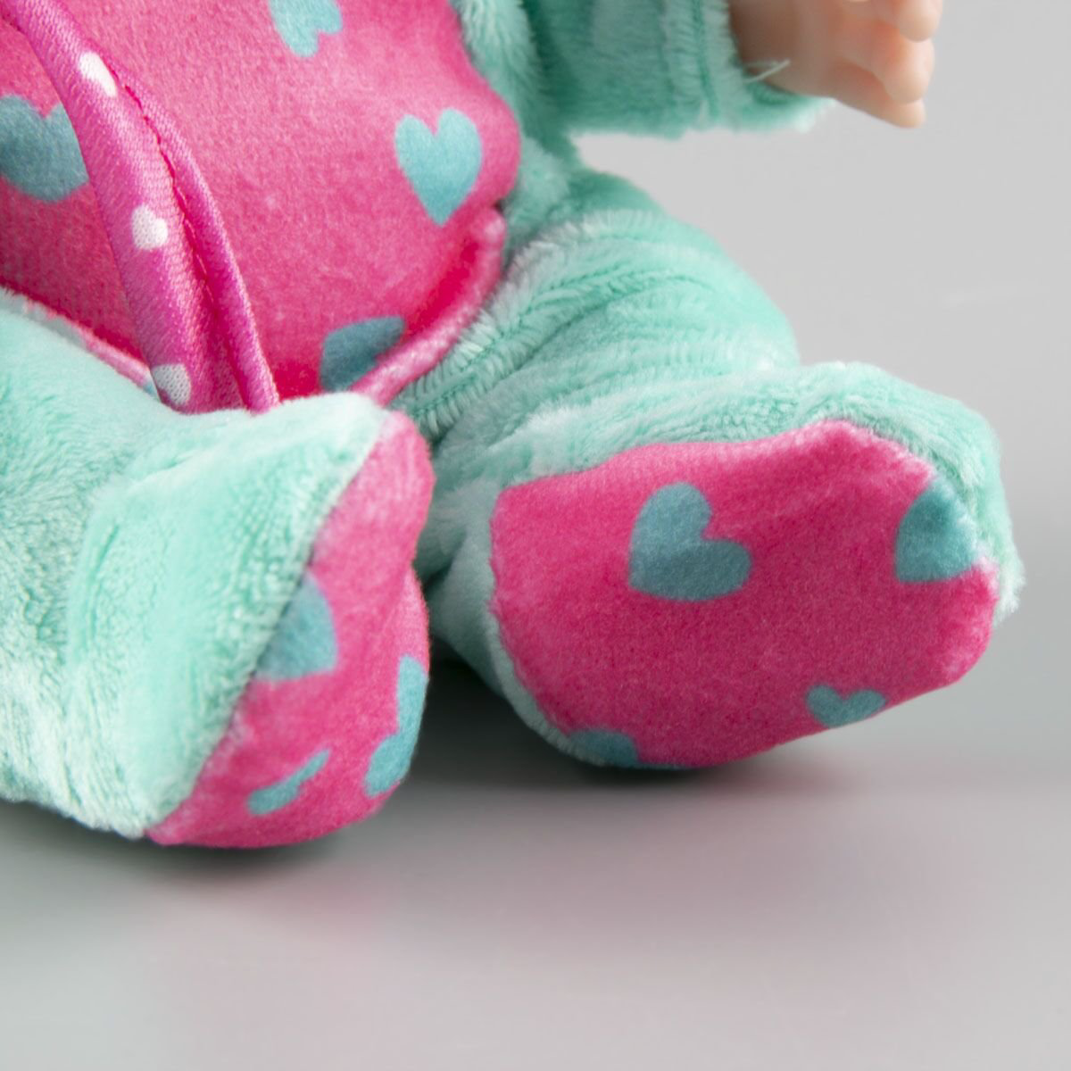 Кукла-пупс Kaifan Toys в голубом комбинезоне с ушками 66806F купить,NaN