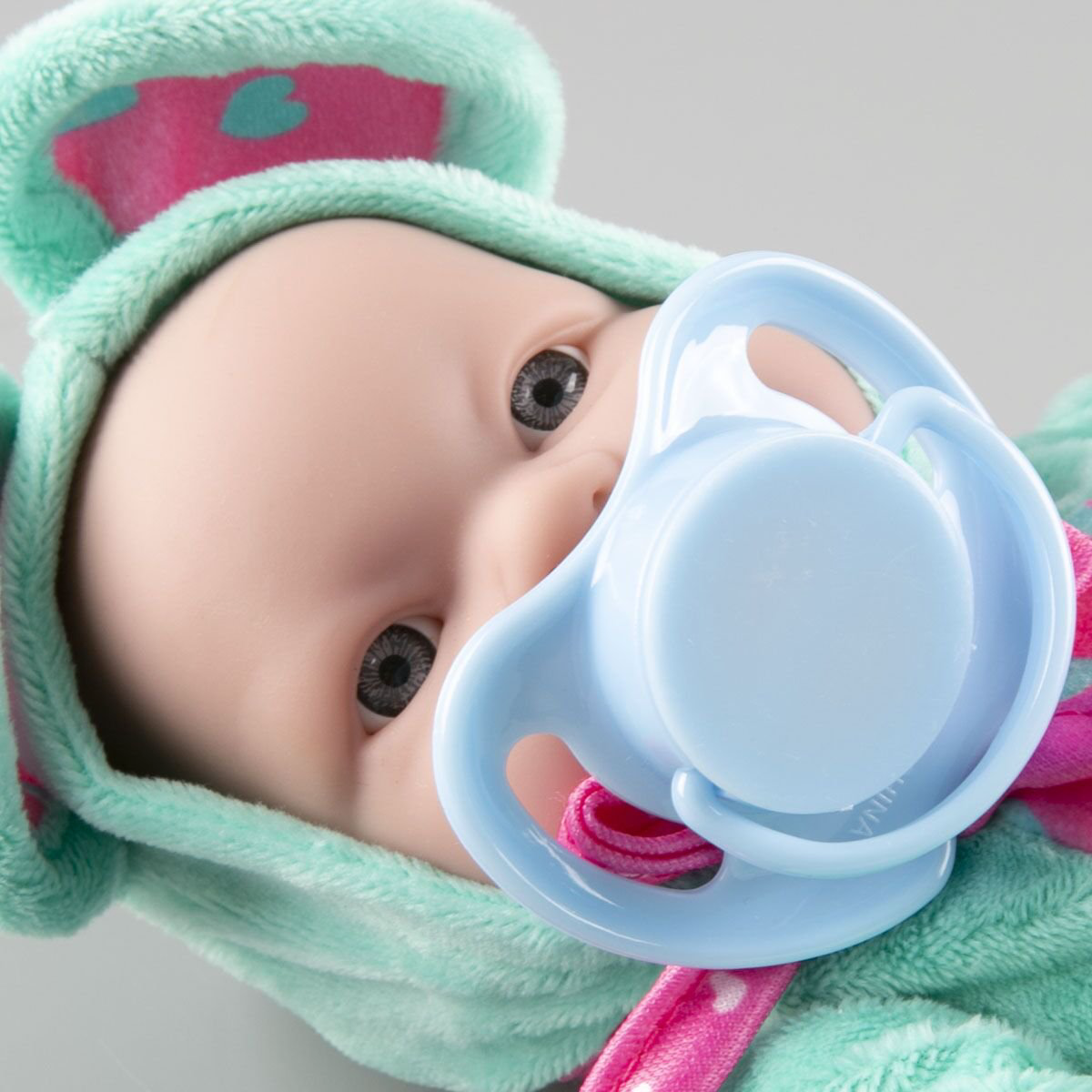 Кукла-пупс Kaifan Toys в голубом комбинезоне с ушками 66806F купить,NaN