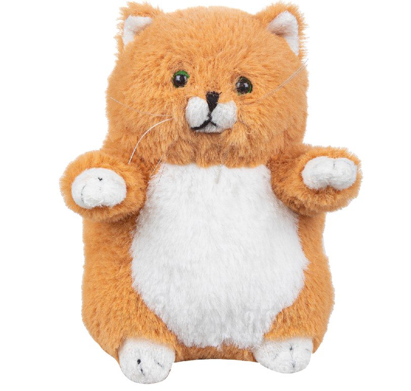 Мягкая игрушка Lapkin толстый кот рыжий 16см купить,NaN