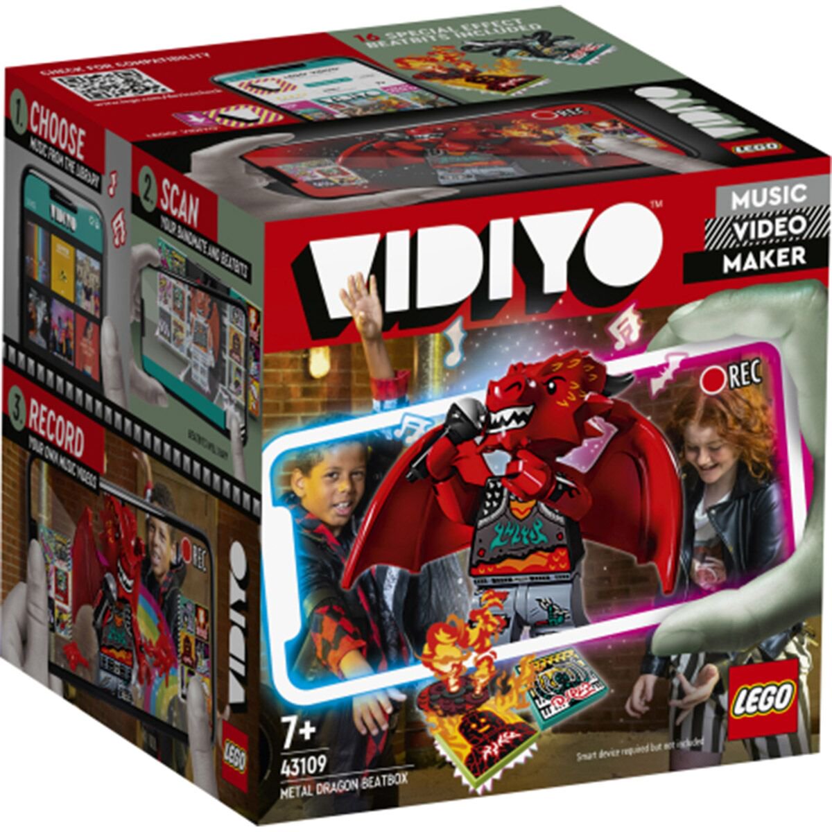 Конструктор Lego Битбокс Дракона-металлиста Vidiyo 43109 купить,NaN
