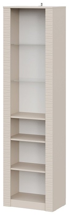 Стеллаж напольный СВ Мебель 00-00113587, 56.6x35x210 см, бежевый купить,NaN