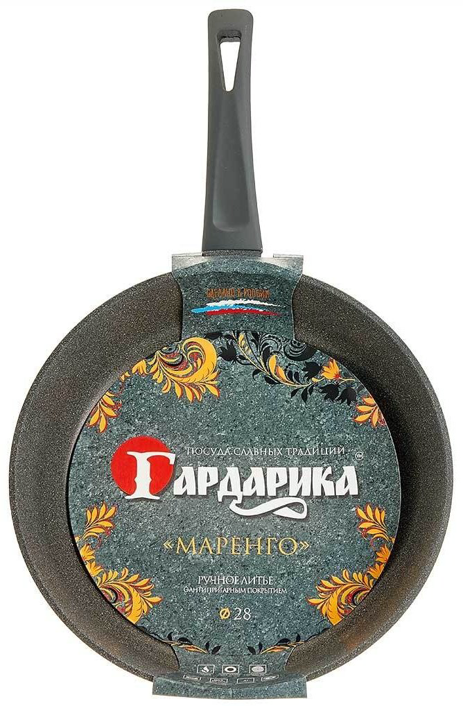Сковорода Гардарика МАРЕНГО 28 см с антипригарным покрытием, алюминий купить,NaN