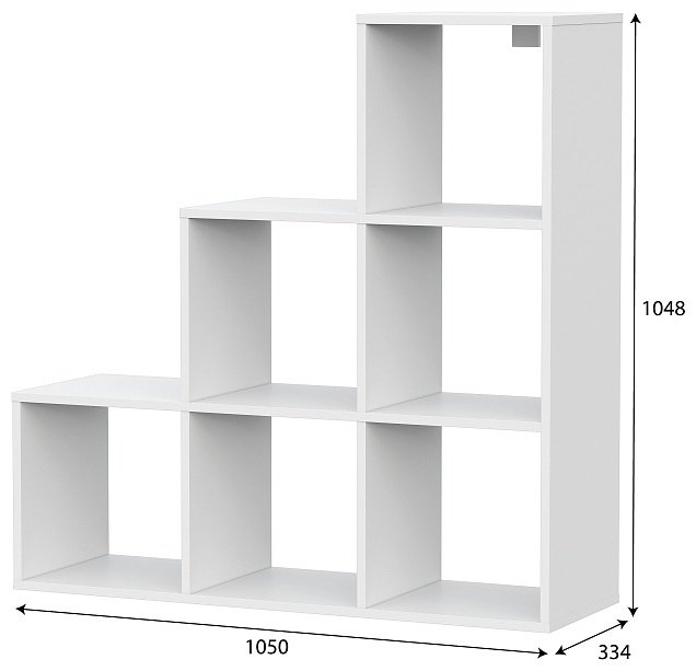 Стеллаж напольный SV, 105x33.4x104.8 см, белый купить,NaN