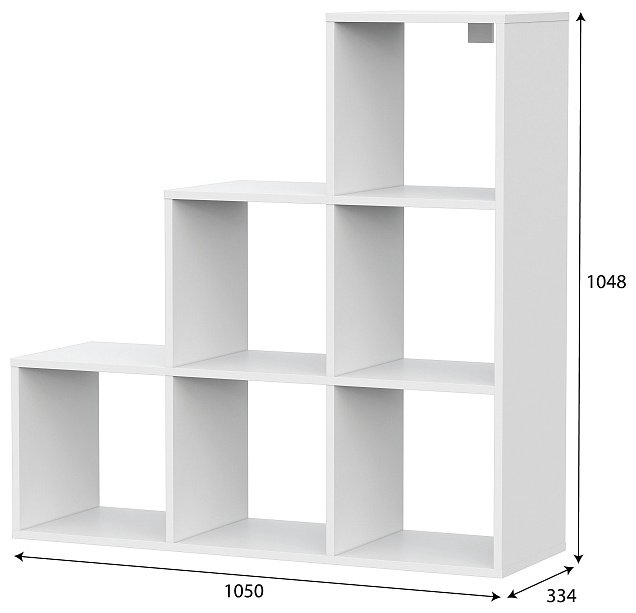 Стеллаж напольный SV, 105x33.4x104.8 см, белый купить,NaN