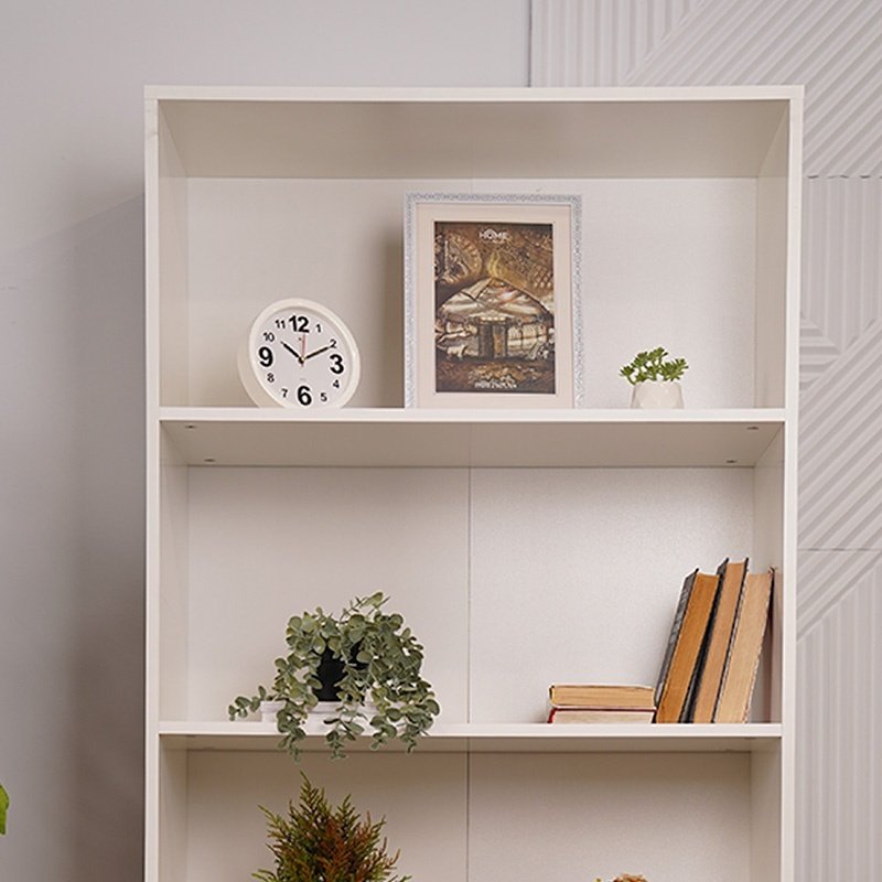 Стеллаж напольный ZETA, 80x35x200 см, белый купить,NaN