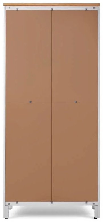 Стеллаж напольный Кымор, 90x37x198 см, белый купить,NaN