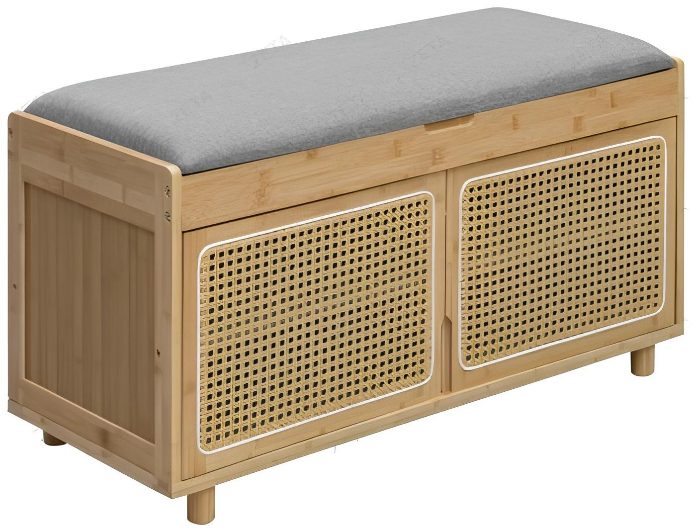 Банкетка ZETA SJ24001, 91x37x48 см, серый купить,NaN