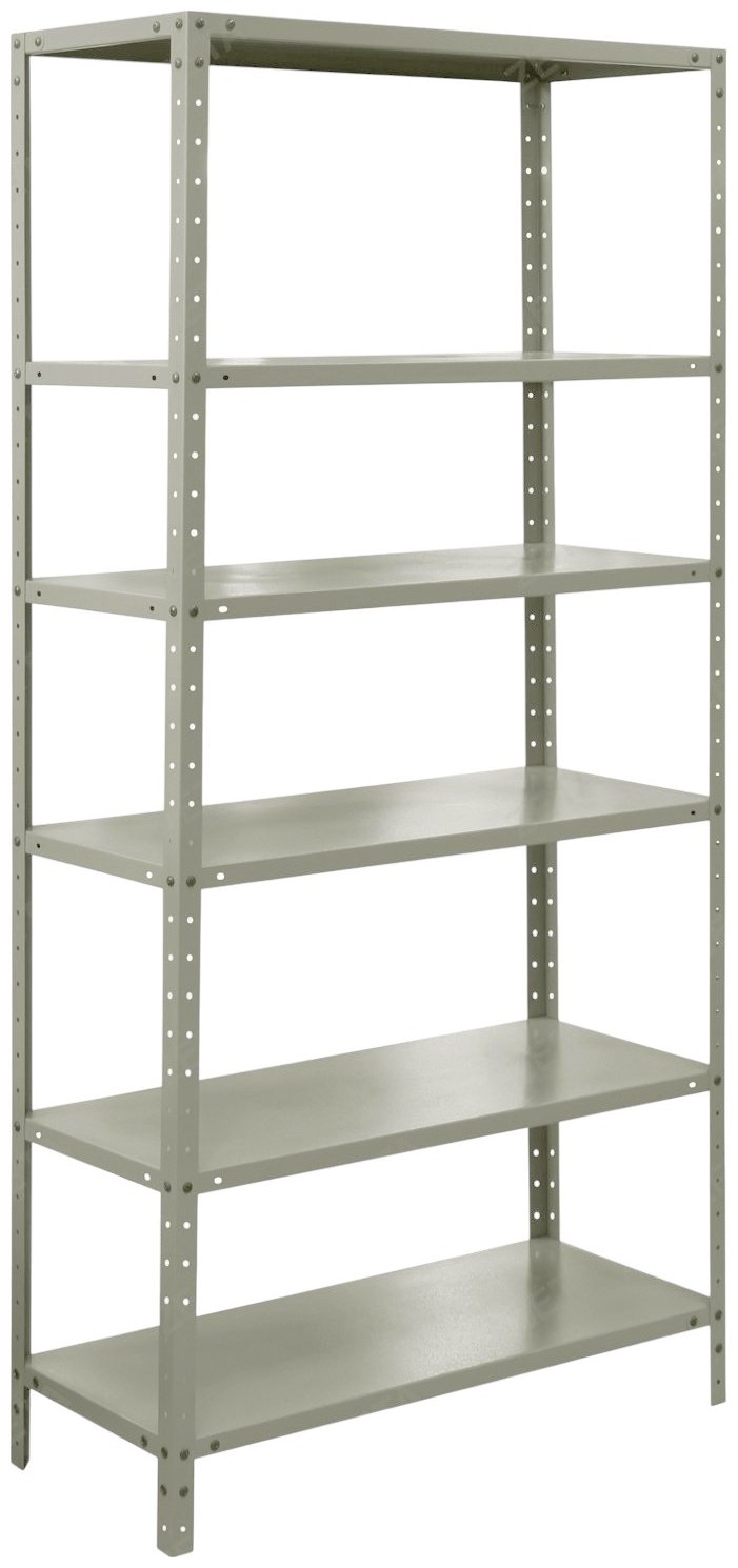 Стеллаж складской ZETA 100x40x200 см, полок 6 шт купить,NaN