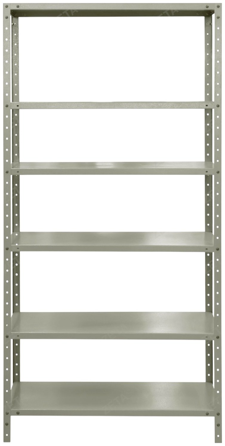 Стеллаж складской ZETA 100x40x200 см, полок 6 шт купить,NaN