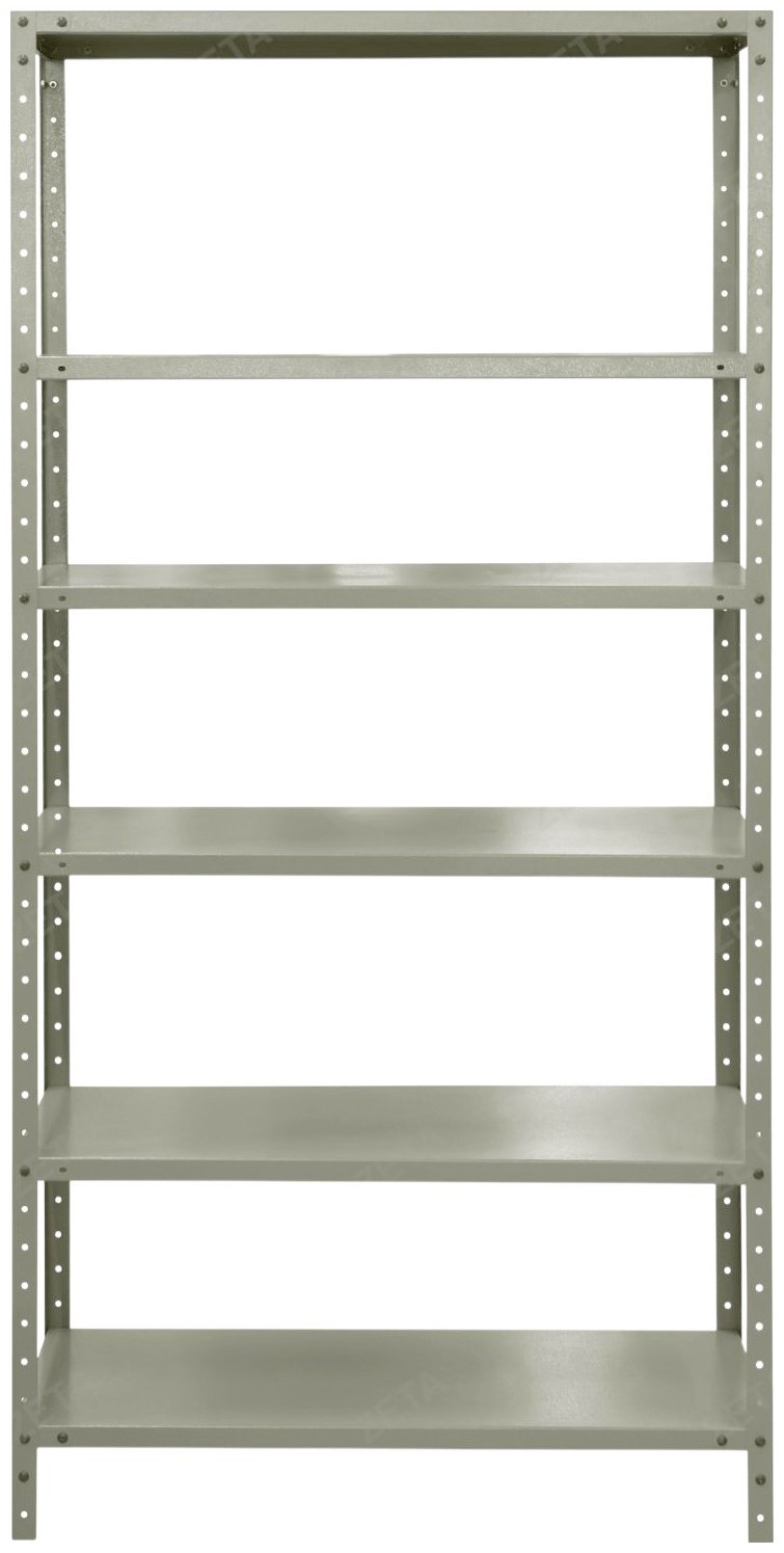Стеллаж складской ZETA 100x40x200 см, полок 6 шт купить,NaN