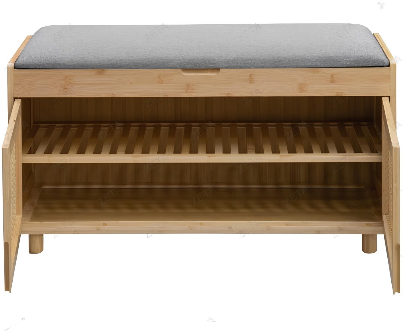 Банкетка ZETA SJ24001, 91x37x48 см, серый купить,NaN