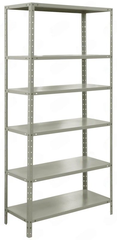 Стеллаж складской ZETA 100x50x200 см, полок 6 шт купить,NaN