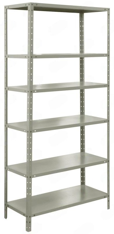 Стеллаж складской ZETA 100x50x200 см, полок 6 шт купить,NaN