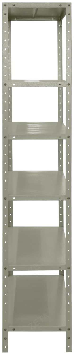 Стеллаж складской ZETA 100x40x200 см, полок 6 шт купить,NaN
