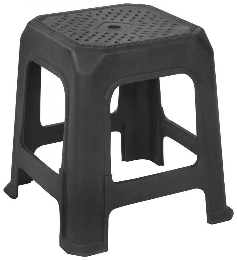 Табурет ZETA 129530022 черный купить,NaN