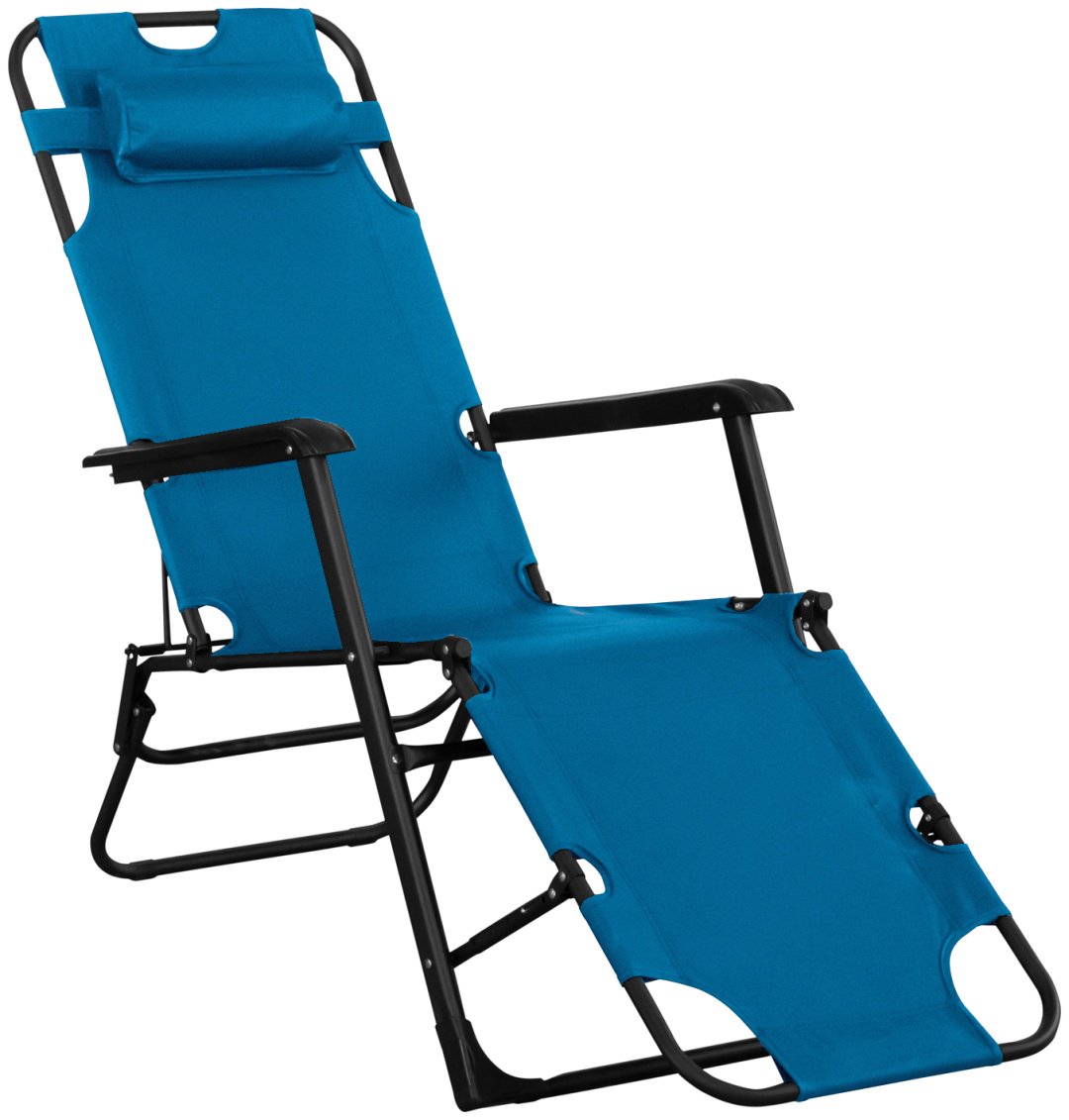 Раскладушка ZETA 60х178 см , синий