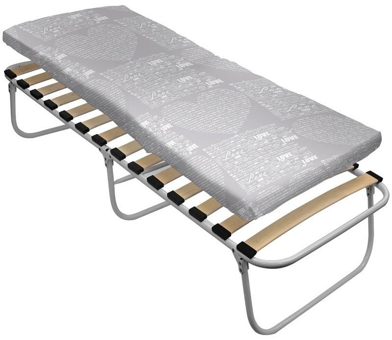 Раскладушка Nika 71.5х191.5 см , серый