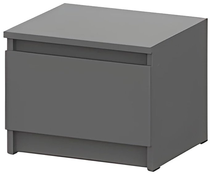 Тумба SV Денвер, 40.1x30.6x34.8 см, графит купить,NaN