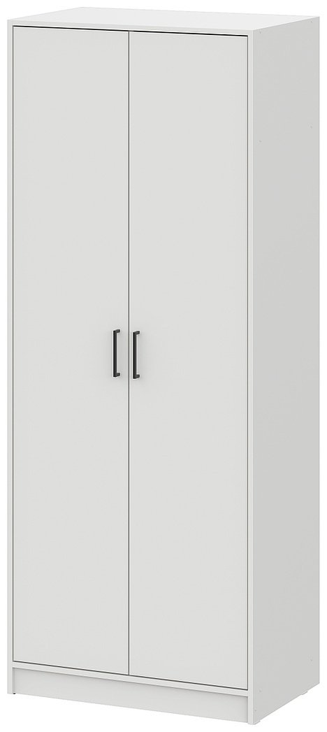 Распашной шкаф Кул-125/1, 80x201х50 см, белый купить,NaN