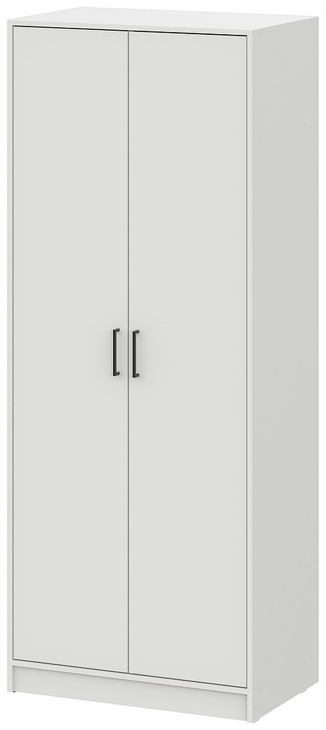 Распашной шкаф Кул-125/1, 80x201х50 см, белый купить,NaN