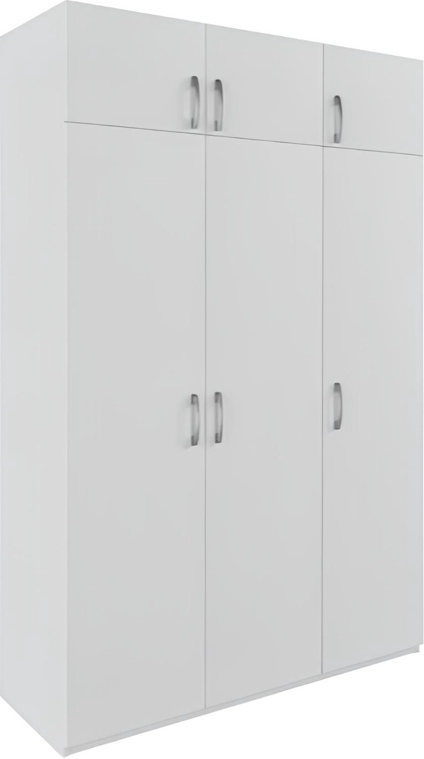 Распашной шкаф БОРОВИЧИ 94382, 151x238х52.4 см, белый купить,NaN