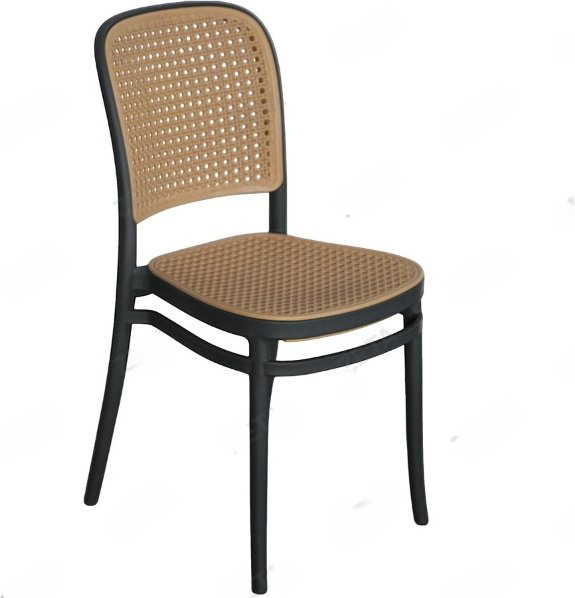 Стул ZETA THDC678, 84x40.5x41.5 см, бежевый, серый 1 шт. купить,NaN