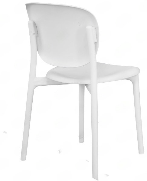Стул ZETA PC-191, 81x40x43 см, белый 1 шт. купить,NaN