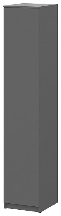 Распашной шкаф SV Денвер, 40.1x205.2х46.2 см, графит купить,NaN