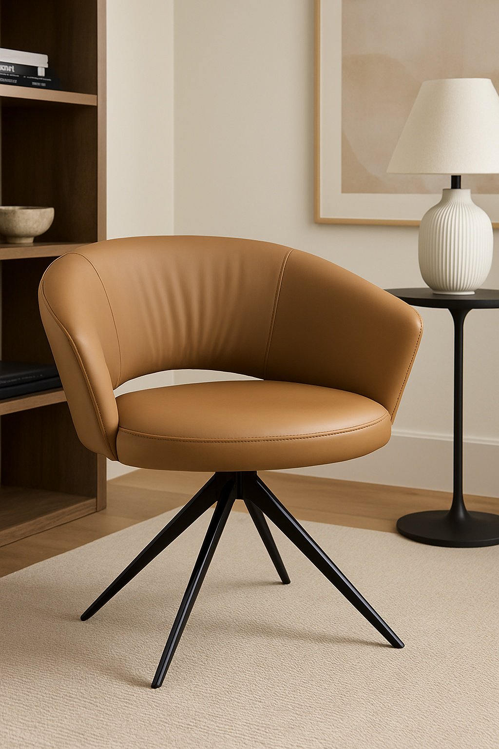 Стул ZETA DC-569, 86x62x64 см, коричневый 1 шт.