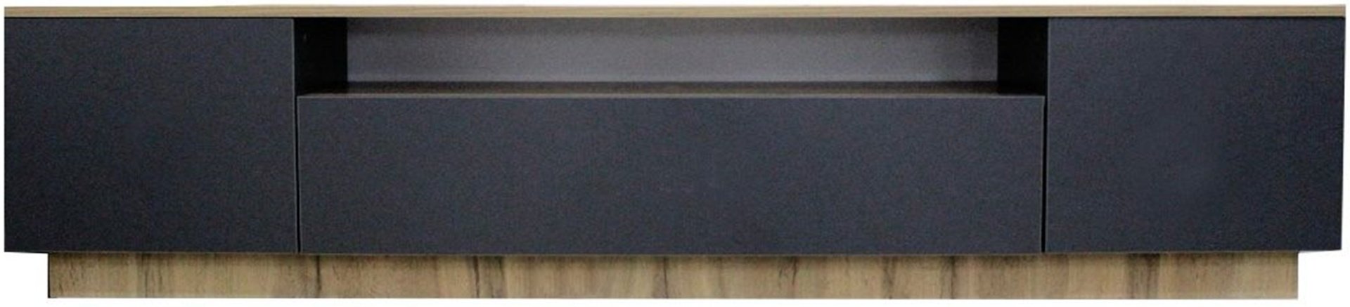 ТВ-тумба напольная Грация, 37x180x45 см, графит купить,NaN