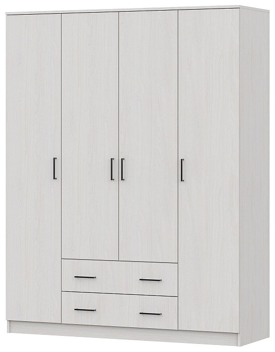 Распашной шкаф ШК 1, 160.1x205х52 см, бежевый купить,NaN