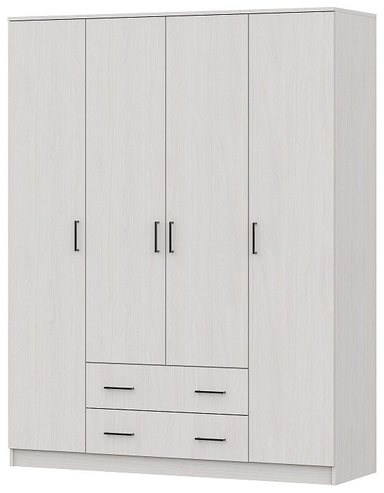 Распашной шкаф ШК 1, 160.1x205х52 см, бежевый купить,NaN