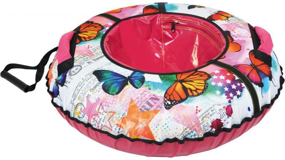 Тюбинг Бабочки 70 см мультиколор