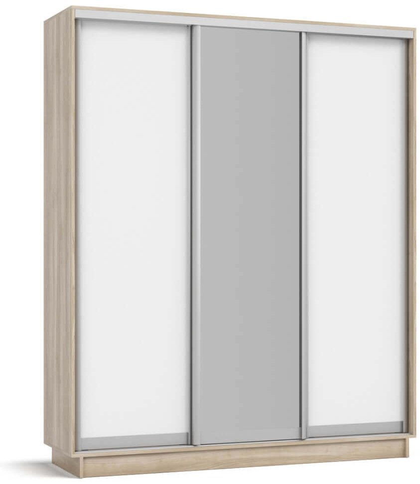 Шкаф-купе Рим-180, 77x224х60 см, коричневый купить,NaN