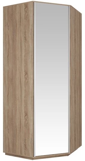 Шкаф угловой Е1 Экспресс, 90x220х90 см, коричневый купить,NaN