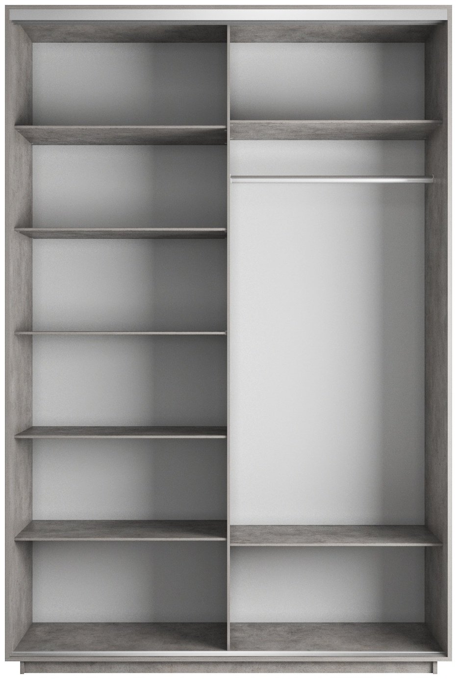 Шкаф-купе Е1 Экспресс, 120x220х60 см, темно-серый купить,NaN