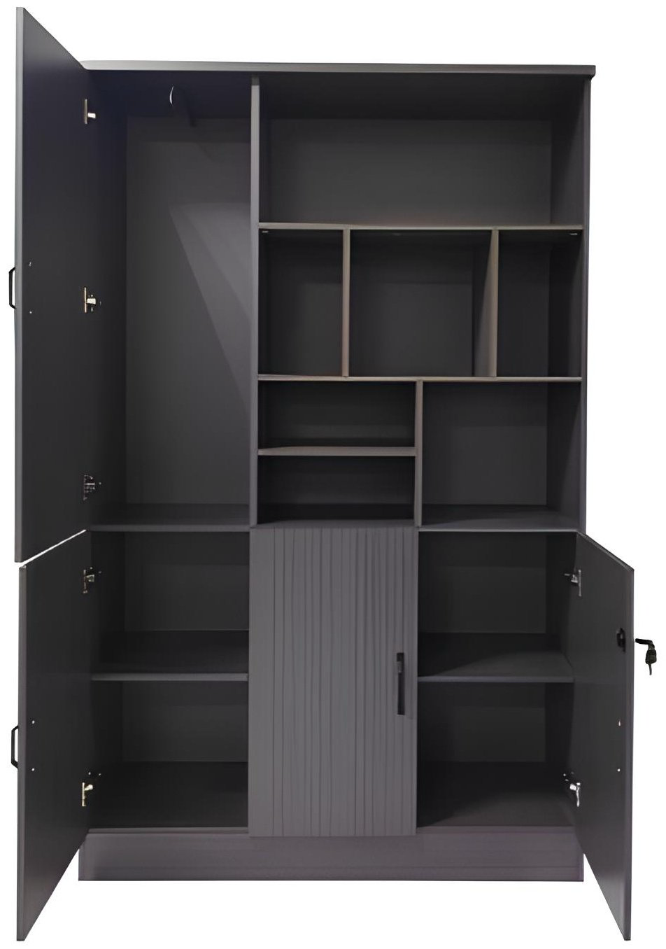 Шкаф для документов ZETA YFL003-40-3, 120х40х200 см купить,NaN