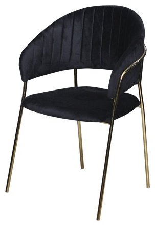 Стул ZETA JHL-01 ИМП-ТВ-093585, 81x54x49 см, черный купить,NaN